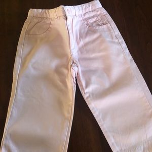 Girls Vineyard Vines Pink Cropped Pants